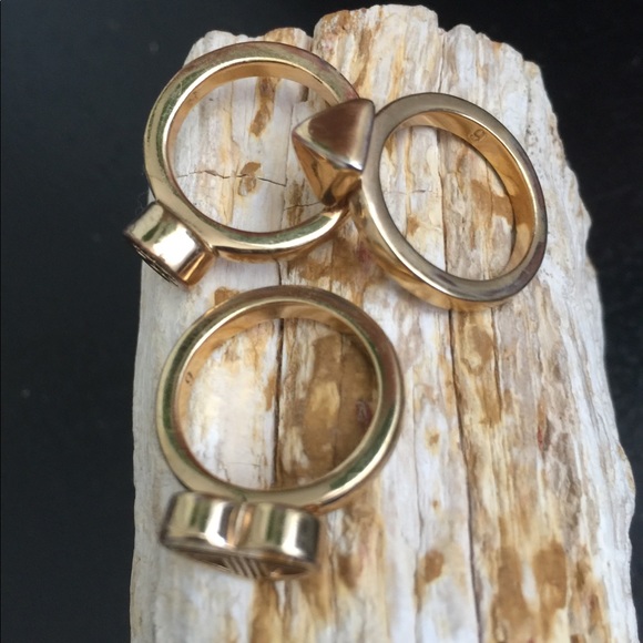 JEWELRY ▪️TORY BURCH <3 stackable rings > - Picture 9 of 17